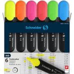 Schneider Job Fosforlu Kalem Seti 6 Adet Canlı Renkler Ergonomik Tasarım ile Kullanım Kolaylığı