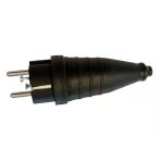 Schneider Kauçuk Erkek Düz Fiş 2P 16 Amper (220V Standart Tip1x16a Ip40) Fiş-1