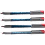 Schneıder Maxx 220 S Asetat Kalemi 0,4 mm Kırmızı ( 4 Adet ) - Uç Kalınlığı