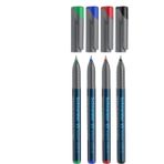Schneıder Maxx 220 S Asetat Kalemi 0,4 mm Mavi-Kırmızı-Siyah-Yeşil ( 4 Adet ) - Mavi - Kırmızı - Siyah - Yeşil - Uç Kalınlığı