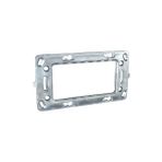 Schneider MGU7.104 Unica 128x70x12.25 mm 4 Modül Zamak Montaj Plakası