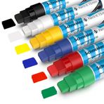 Schneider Paint-It akrilik kalemler (15 mm çizgi genişliği, yüksek kapatıcı akrilik boyalar, ahşap, tuval, taş vb. için) 6 adet