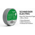 Schneider Schneıder Electrıc Pvc Elektrik Bandı 20 M X19MM 5'li - Açık Gri