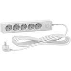 Schneider ST9455W Anahtarlı Electric Unica 5'li 5 Metre Grup Priz
