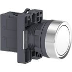 Schneider XA2-EA11 1NA Beyaz Yaylı Buton