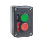 Schneider XALD211H29 22 mm Yaylı Dönüşlü Yeşil Start-Kırmızı Stop Butonlu Gri Kumanda Kutusu