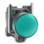 Schneider XB4-BVM3 230VAC Yeşil Korumalı Ledli Sinyal Lambası