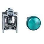 Schneider XB4BV63 <=250V Ba9S Ampul İçin Yeşil Eksiksiz Pilot Işığı Ø22 Düz Lens