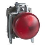 Schneider XB4BV64 <=250V Ba9S Ampul İçin Kırmızı Eksiksiz Pilot Işığı Ø22 Düz Lens