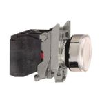 Schneider XB4BW3165 22 mm 250V 1NA+1NK Yaylı Dönüşlü Beyaz Işıklı Buton