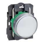 Schneider XB5-AVB1 24V Beyaz Dahili Korumalı Ledli Sinyal Lambası