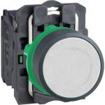 Schneider XB5AA11 Harmony Xb5 22 mm Yaylı Dönüşlü Plastik Beyaz Düz Buton