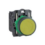 Schneider XB5AA5122 mm Yaylı Sarı Kumanda Butonu Plastik