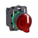 Schneider Xb5ak134m5 22 Mm Kırmızı 2-0-1 Metal Mandal Buton 230 V