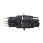 Schneider XB6EAD222P 16 mm 2 Konumlu Çıkık Kol Siyah Mandal Buton