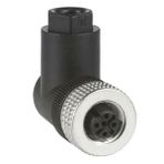 Schneider XZ-CC12FCM40B M12 4 Pinli 90 Derece Konnektör