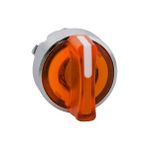Schneider ZB4BK1853 22 mm 3 Konumlu Yaylı Turuncu Işıklı Mandal Buton Başlığı