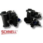 Schnell 3 Yollu Grup Citius Premix Sol Blok Çıkış Manifoldu 33305000