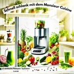 Schnell schlank: 17 einfache Rezepte mit dem Monsieur Cuisine: Kalorienarme Wohlfühlgerichte für deine Traumfigur