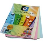 Schoellershammer Alex Fotokopi Kağıdı Renkli A4 80 Gr.karışık Renk 50'li