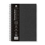 Schoellershammer Schoellershammer Drawing Book Sert Kapak Spiralli Eskiz Defteri 120 gr A4 54 yp Black