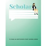 Scholar: A4, 72 Page, Softcover, Study School Book