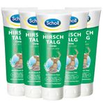 Scholl Hirschtalg krem, nasırı, kabarcık ve cilt tahrişlerini önlemek için zengin içerikli krem, 6 x 100 ml ayak kremi, çatlamış ayaklar için