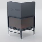 Schömne Elegance Asansörlü 80x80 Şömine Eşkenar Hazne