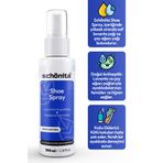 SCHÖNİTA Ayakkabı Koku Önleyici Sprey - Lavanta ve Çay Ağacı Yağı İçerikli - Shoe Spray - 100ml