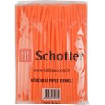 Schotter Pipet Körüklü 200 Adet Turuncu