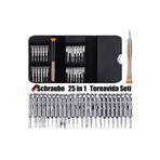 Schraube 25 In 1 Mini Saatçi Tornavida Seti - Apple,macbook,cep Telefonu,tablet,laptop Tornavidası Glrshop