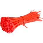 Schraube Kablo Bağı Plastik Cırt Kelepçe 3.6x200 mm Kırmızı 100 Adet