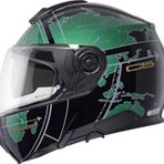 Schubert C5 Globe Green Çene Açılır Motosiklet Kask