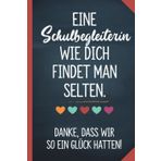 Schulbegleiterin Geschenk - Notizbuch - Unterstützung eines Schülers in der Schule- Danke: Geschenkidee für Schulbegleitung - Unterstützung in Schule ... Frauen - A5 Notizheft mit 120 blanko Seiten