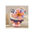 Schulzz 3in1 Vantuzlu Duyusal Eğitici Oyuncak Salyangoz Mama Sandalyesi Oyuncağı LİLA