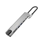 Schulzz 4K HDMI USB 3.0 Type-C Ethernet 8 in 1 USB Hub Mac Ipad Uyumlu