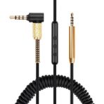 Schulzz Akg Y500 Y50 Y40 Y45BT Y55 K540 Uyumlu Yedek Ses Kablosu Mikrofon - 1 - Siyah