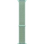 Schulzz Apple Watch Uyumlu Seri 2-3-4-5-6-SE - 42-44 mm Spor Loop Dokuma Kordon -Açık Yeşil