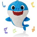 Schulzz Baby Shark Daddy Shark Ithal Müzikli Oyuncak Peluş 30 cm - Mavi