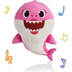 Schulzz Baby Shark Mommy Shark Ithal Müzikli Oyuncak Peluş 30 cm - Pembe