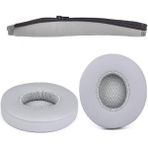 Schulzz Beats Solo 2 Wireless Solo 3 Uyumlu Kafa Bandı ve Kulaklık Pedi Seti - Gri