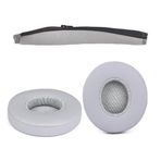 Schulzz Beats Solo 2 Wireless Solo 3 Uyumlu Kafa Bandı ve Kulaklık Pedi Seti - Gri