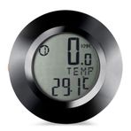 Schulzz Kablosuz Bisiklet Km Hız Göstergesi Sayacı Su Geçirmez LCD 4 Renk Yuvarlak Ekranlı Led Kilometre Saati