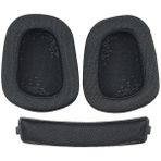 Schulzz Logitech G633 G933 G935 G635 G933S G633S Kulaklık Pedi ve Kafa Koruma Sünger - Siyah