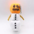 Schulzz Minecraft Kar Golem Beyaz Crafter Ithal Premium Sevimli Karakter Peluş Oyuncak 20 cm - Renkli