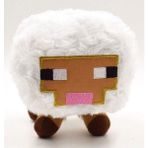 Schulzz Minecraft Sheep Koç Beyaz Ithal Premium Sevimli Karakter Oyuncak 16 cm - Renkli