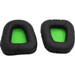 Schulzz Razer Electra Uyumlu Yumuşak Deri Kulaklık Yastığı Padi Süngeri - Yeşil