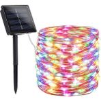 Schulzz Solar Güneş Enerji Dış Bahçe 8 Modlu 20METRE Düz 200 LED Rgb Aydınlatma