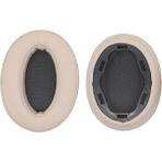 Schulzz Sony WH-H900N MDR-100ABN 100ABN H900N Uyumlu Kulaklık Süngeri Pedi Yastığı Yedek Kulaklık Pedi - Bej