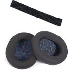 Schulzz Steelseries Arctis 3 5 Yedek Kafa Bandı ve Kulaklık Pedi Set Kulaklık Yastığı Süngeri Headband - Lacivert